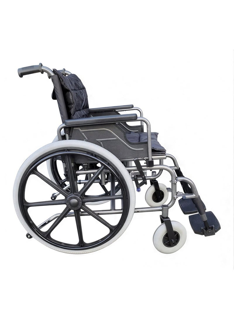 Gilani Mobility Foldable & Lightweight Bariatric Manual Wheelchair | Heavy Duty, Self-Propelled 180kg Capacity - Image 4